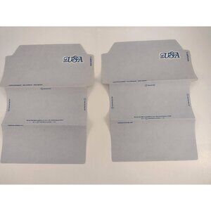 Vintage 1978 USPS 22c USA Aerogramme Air Mail Stationery Set of 2 Letter Notes